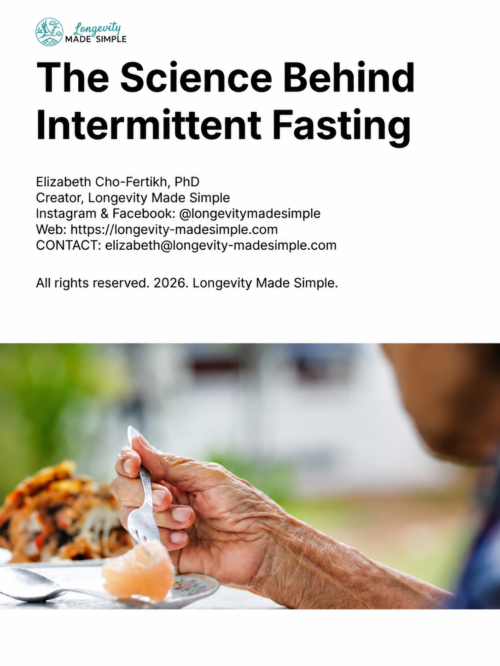 (ii) The Science Behind Intermittent Fasting: Autophagy and Your Healthspan