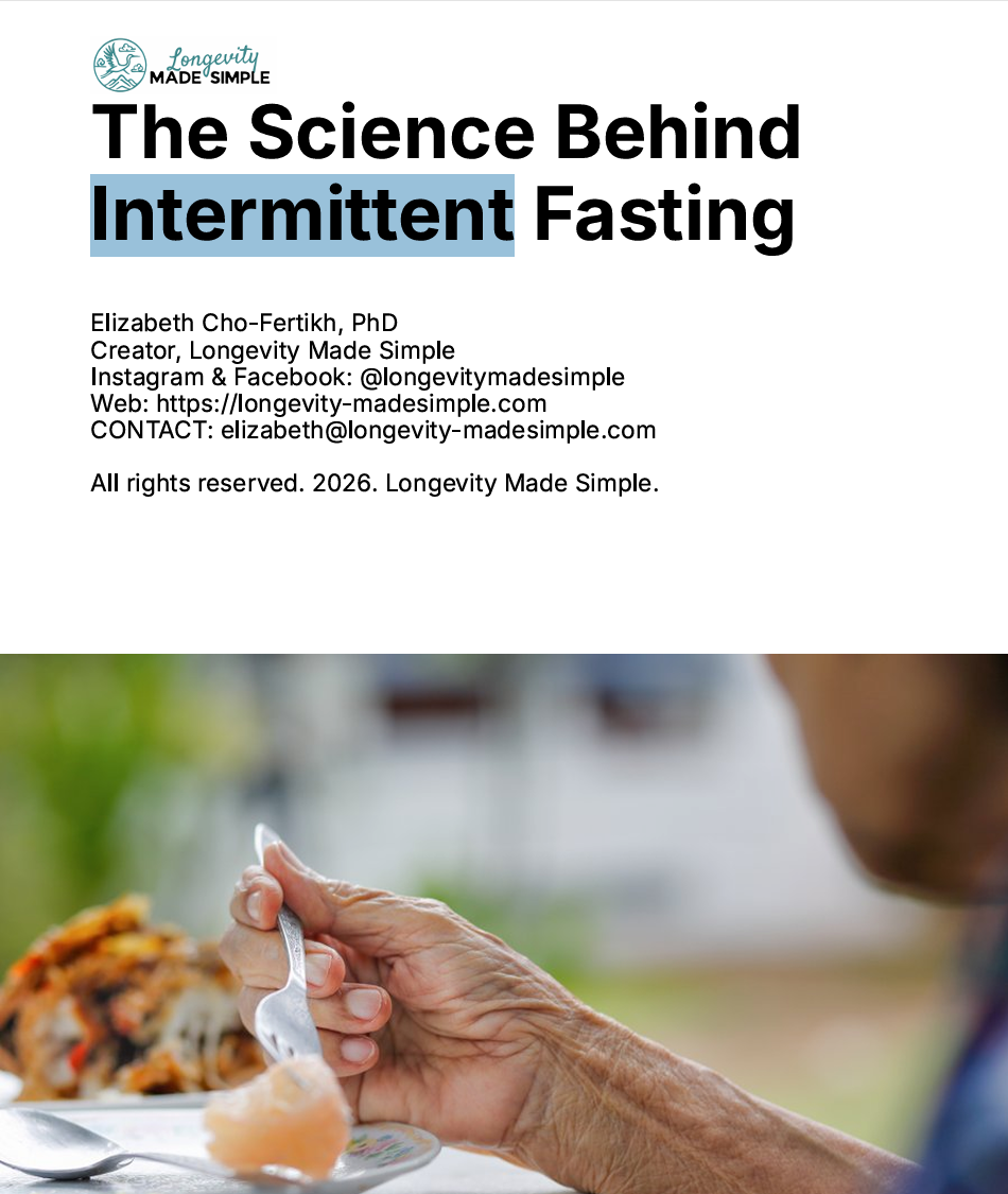 (ii) The Science Behind Intermittent Fasting: Autophagy and Your Healthspan 2 The Science Behind Intermittent Fasting